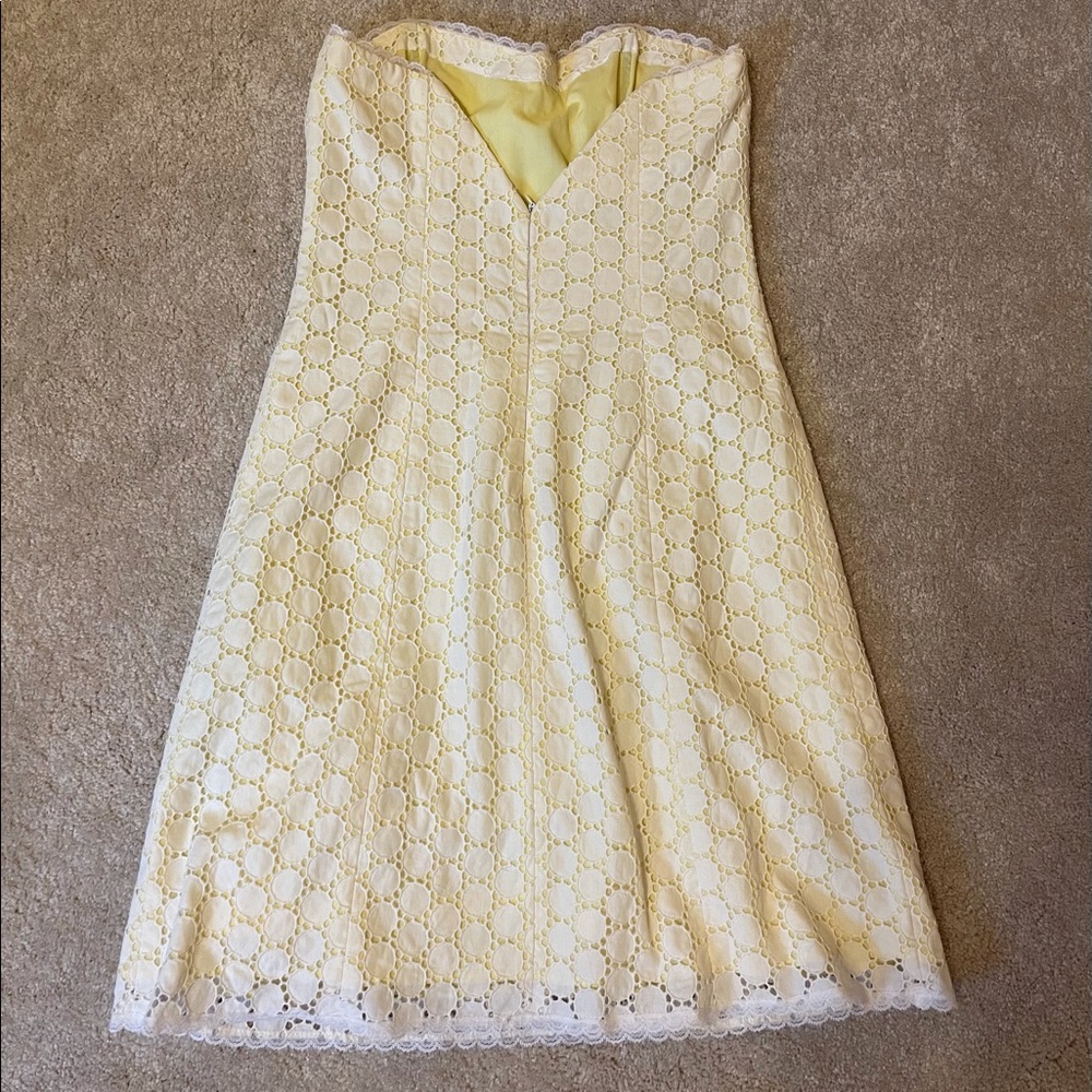 👗Vintage Eyelet Dress Size 6 - Picture 3 of 4